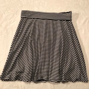 Striped Skater Skirt